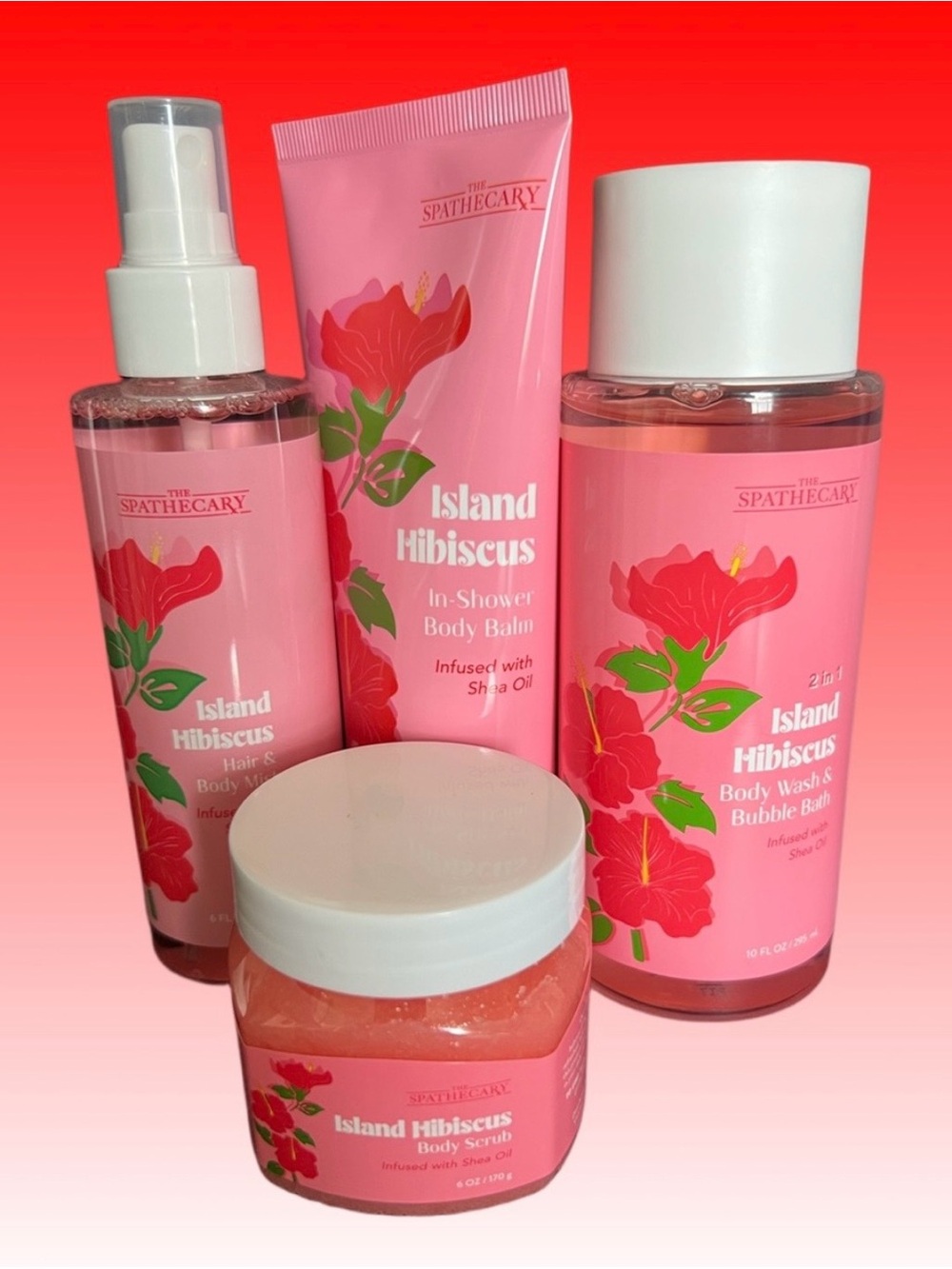 The SpaTheCare Island Hibiscus Body Set - Picture 2 of 4